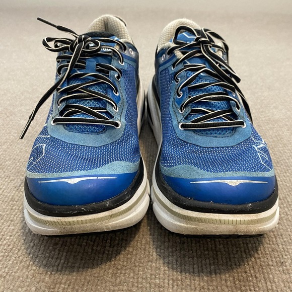 Hoka‎ One One Bondi Shoes Mens Size 13 Blue Running Sneakers 1007833 Cushioned main image 9